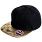 Bronx Glitter Flat Peak Snapback Cap