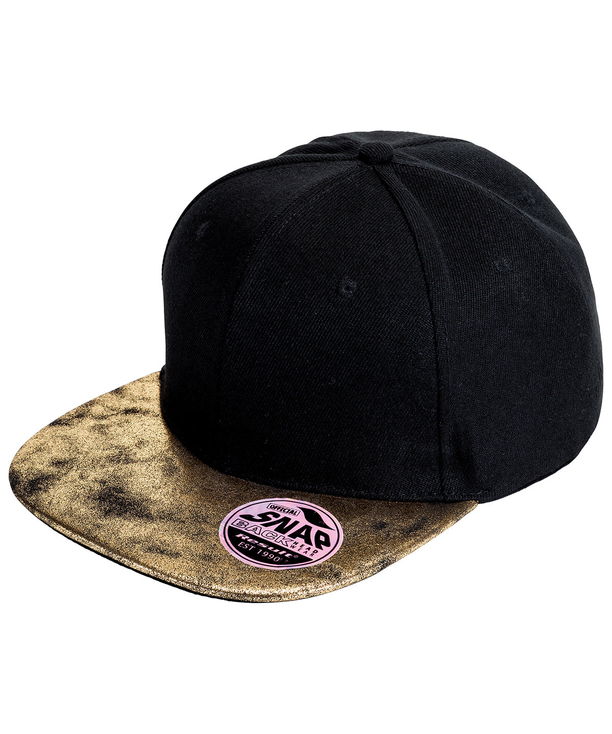 Bronx Glitter Flat Peak Snapback Cap