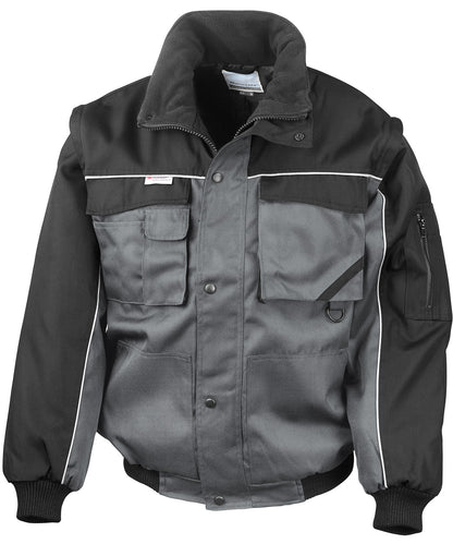 Work-Guard Zip Sleeve Heavy-Duty Pilot Jacket