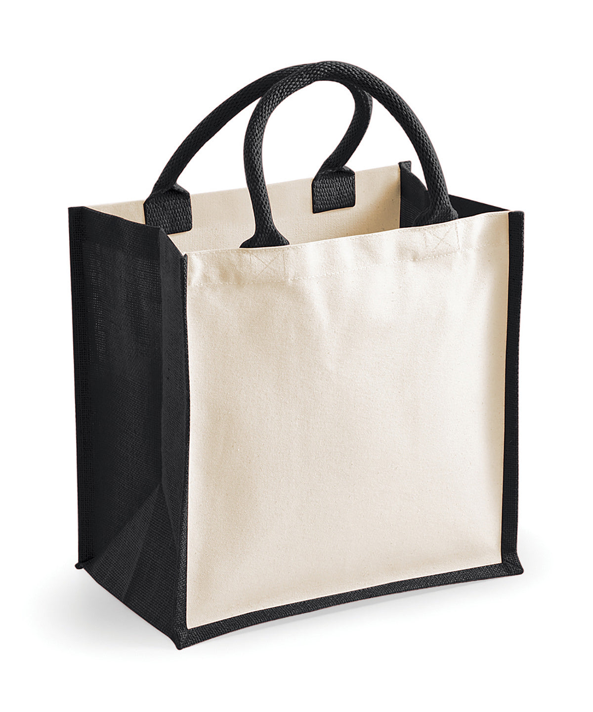 Printers Midi Jute Tote