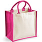 Printers Midi Jute Tote