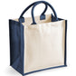 Printers Midi Jute Tote