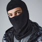 Black microfleece balaclava front view