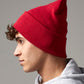 Oxford Navy original deep-cuffed beanie front view