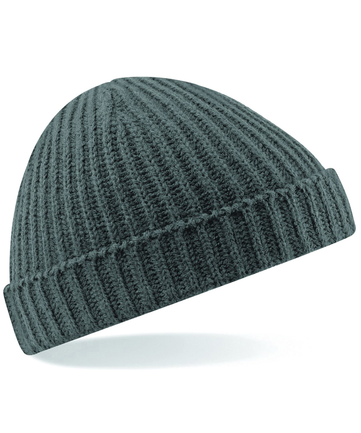 Mustard trawler beanie front view