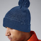 Steel Blue water-repellent thermal snowstar® beanie front view