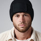 Graphite Grey removable patch thinsulate™ beanie front view