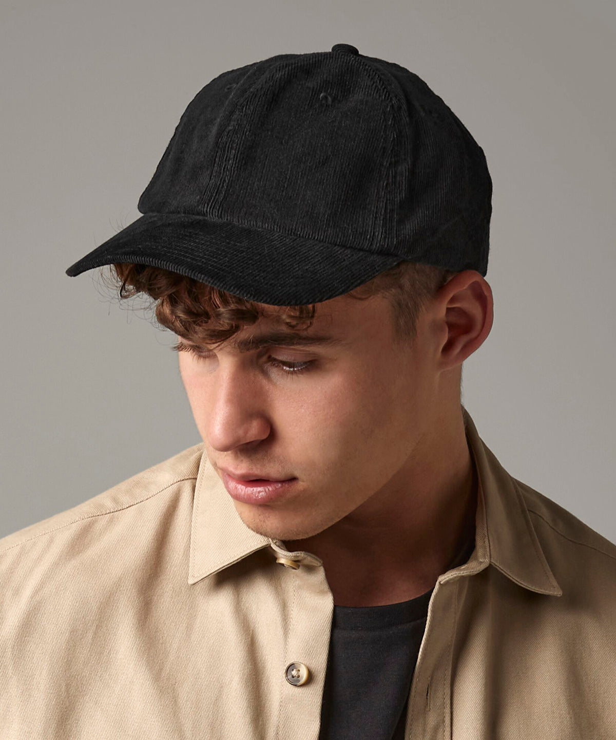 Oxford Navy heritage cord cap front view