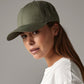 Sand earthaware® organic cotton canvas 6-panel cap front view