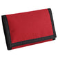 Classic Red ripper wallet front view