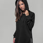 Grey Women's oversized hoodie front view