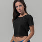 White Sand Women's cropped tee front view