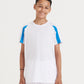 Royal Blue/Arctic White kids contrast cool t front view