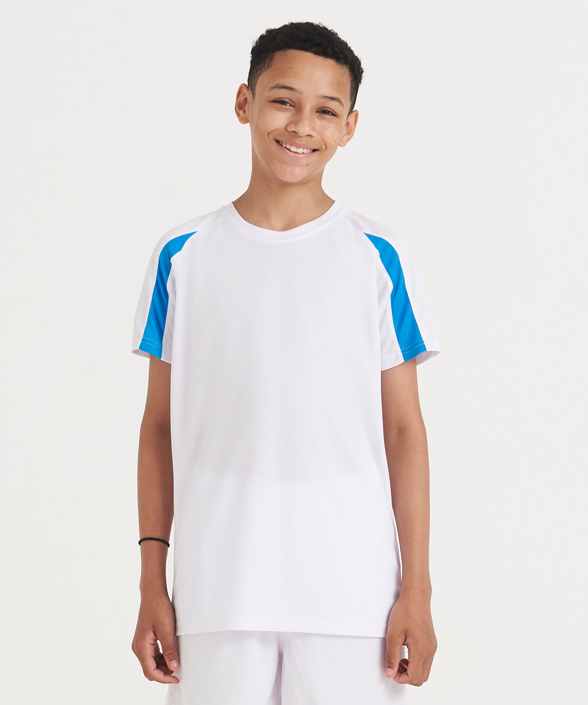 Royal Blue/Arctic White kids contrast cool t front view