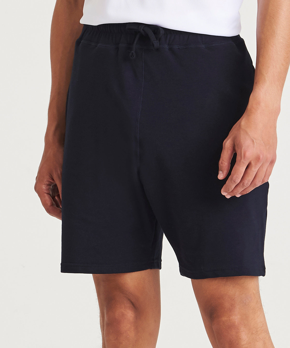 Sports Grey cool jog shorts front view