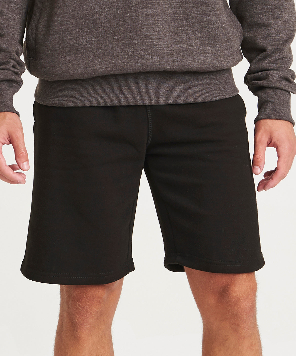 New French Navy campus shorts front view