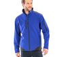 Royal/Black ripstop softshell workwear jacket front view