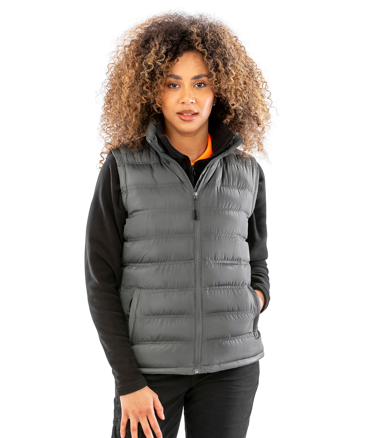 Royal Women's ice bird padded gilet front view