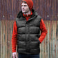 Navy core nova lux padded gilet front view