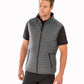 Royal/Navy thermoquilt gilet front view