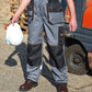 Grey/Black work-guard x-over holster trousers front view