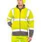 Yellow safety microfleece front view