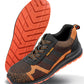 Navy/Orange hardy safety trainer front view