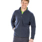 White recycled fleece polarthermic jacket front view