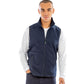 Navy recycled fleece polarthermic bodywarmer front view