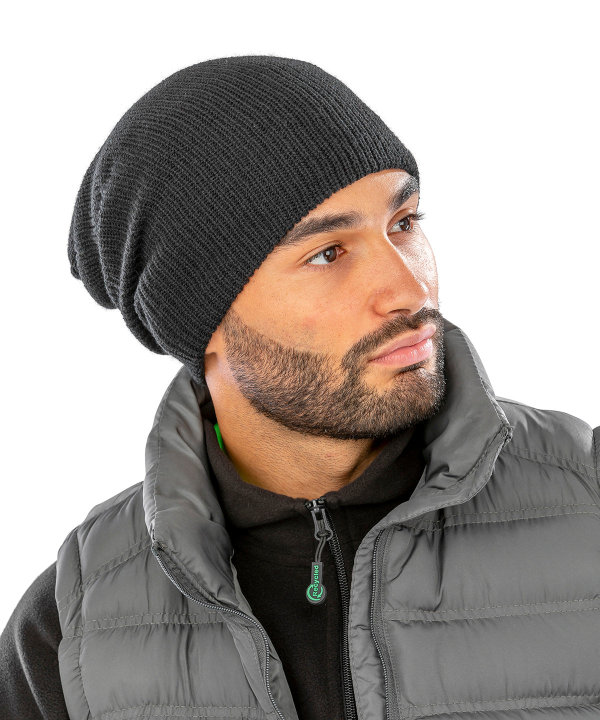 White core softex® beanie front view