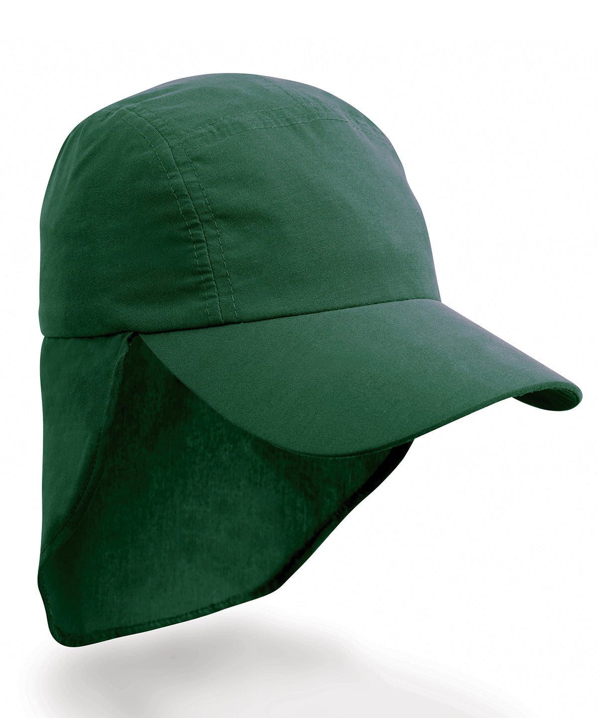 Bottle Green junior legionnaire's cap front view