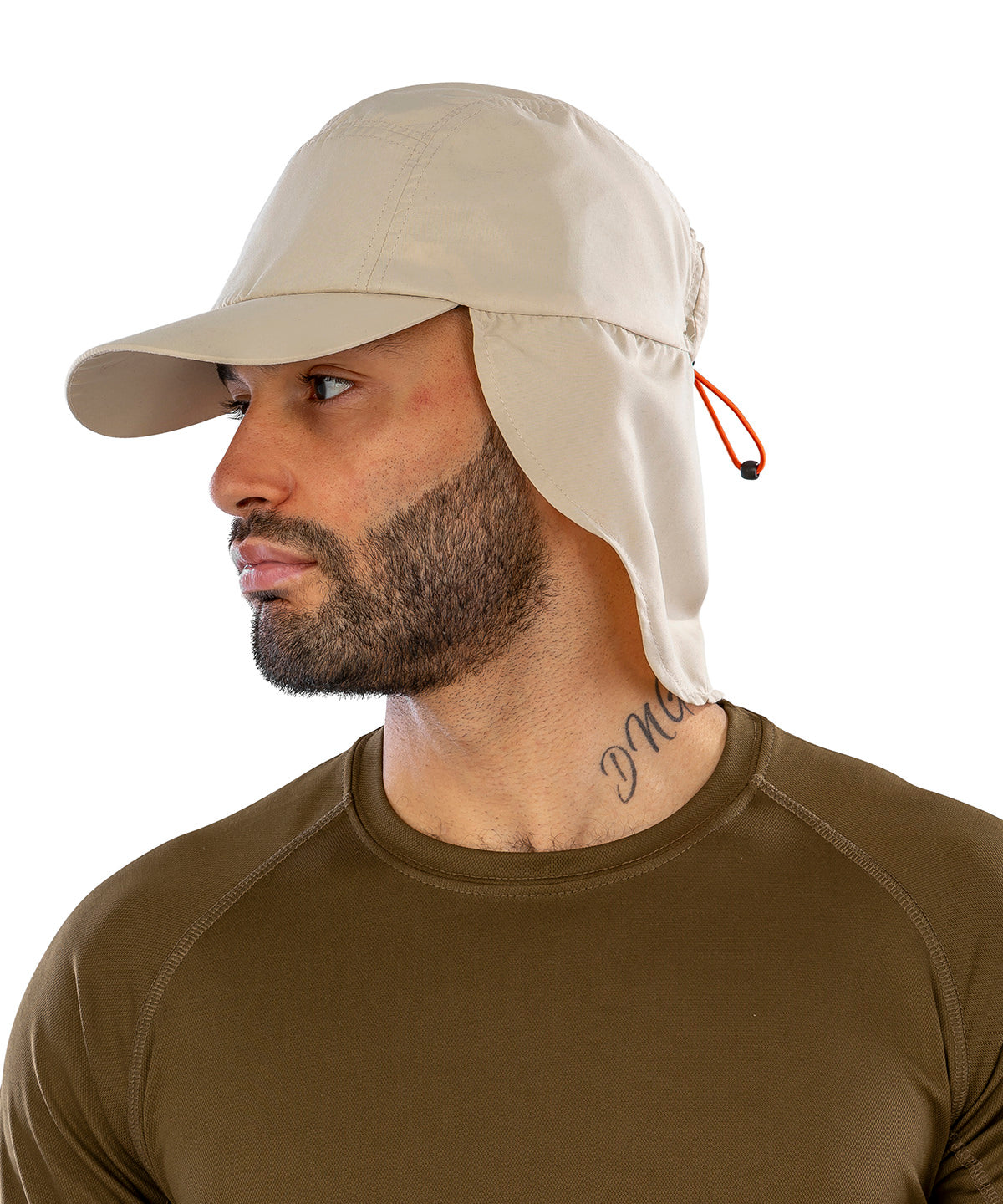 Olive Mash legionnaires cap front view