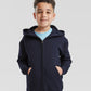 Royal kids classic hooded sweatshirt jacket front view