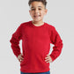 Royal Blue kids classic raglan sweatshirt front view