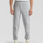 Heather Grey premium 70/30elasticated sweatpants front view