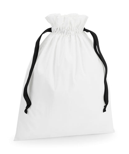 Cotton Gift Bag With Ribbon Drawstring