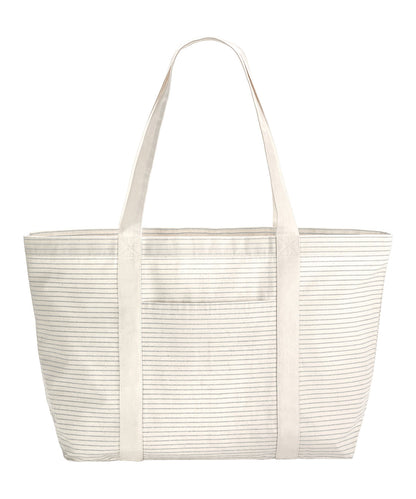 Striped Organic Cotton Shopper