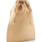 Natural jute stuff bag front view