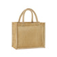 Natural Starched Jute Midi Tote